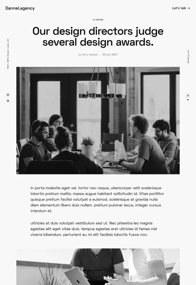 agency &mdash; single post