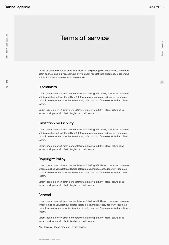 agency &mdash; terms